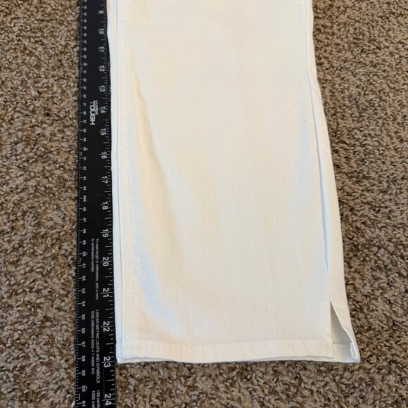 Westbound Skinny Crop Pants Size 16 High Rise White Stretch Tummy Control Slimmi - Picture 12 of 15